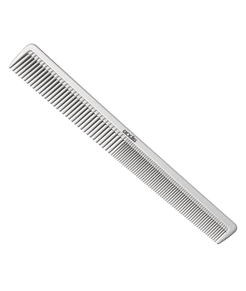 Andis Classic Tapering Comb (12405) – Wide & Fine Teeth, Flexible, Pro-Grade, Medium Gray