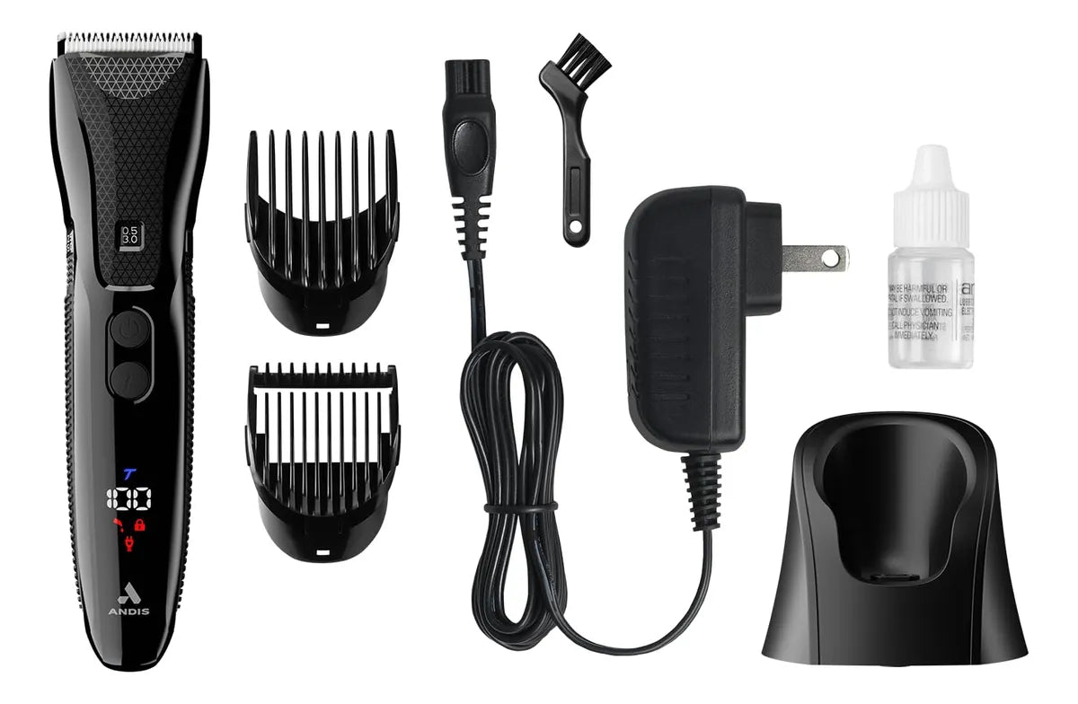 Andis Explorer™ Turbo Beard & Body Trimmer — Titanium + Ceramic Blades, Turbo Mode (562066)