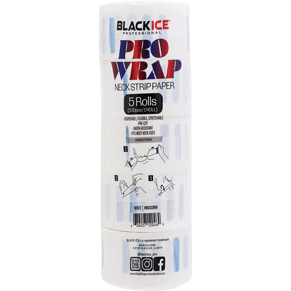 Black Ice Neck Strip Paper