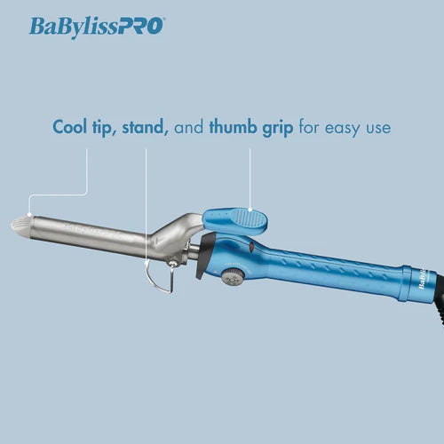 BaBylissPRO Nano Titanium™ 1" Spring Curling Iron – Professional Salon Curling Tool (BNT100S)