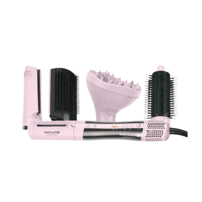 Bundle King BaByliss Dusty Rose Luxury Pro Station Kit (For My Ladies) 19 pieces + 2 free gifts + free shipping