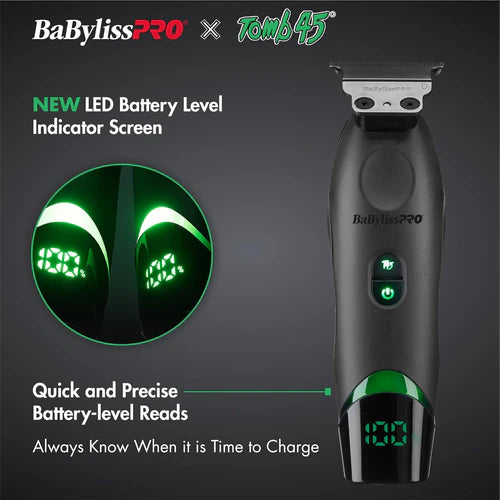 BaBylissPRO x Tomb45 3-Tool Wireless-Charging System | Clipper + Trimmer + Shaver