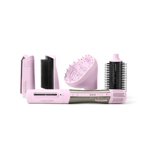 BaBylissPRO Pink StyleSwitch 5-in-1 Hair Dryer & Styling System – Nano Titanium Multi Styler