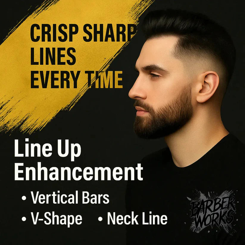 BarberWorks™ Klutch Card – Precision Color Enhancement Template for Beards, Hairlines & Lineups