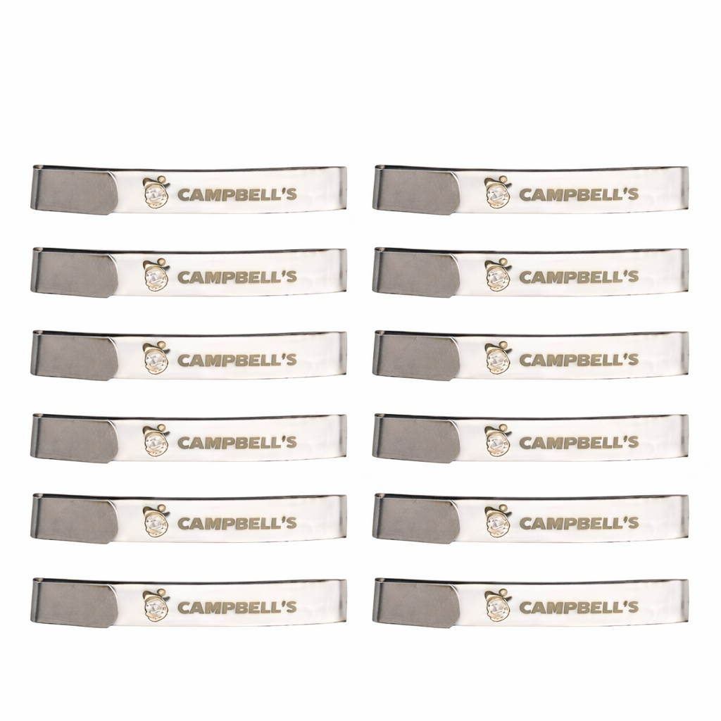 Campbell’s Professional Barber Cape Cloth Clips – 6-Pack & 12-Pack Secure Hold Set