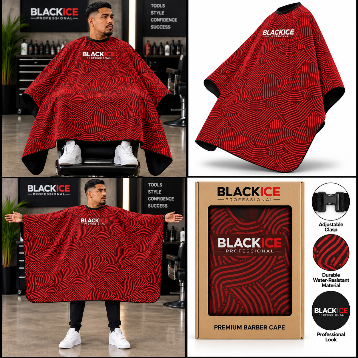 Black Ice Cutting Cape- Heat