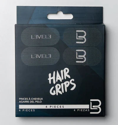 L3VEL3 Hair Grips (4 Piece) | Professional Velcro Hair Sectioning Clips
