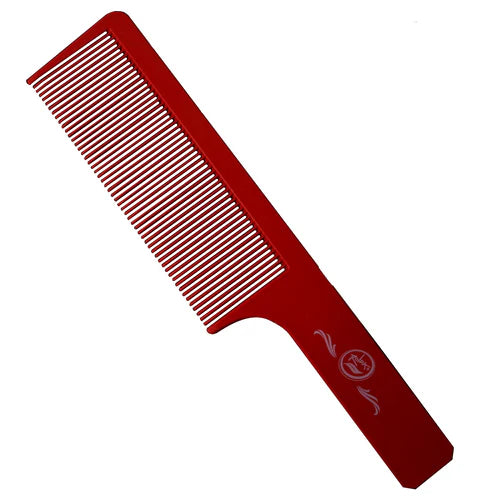 Rolda 9" Carbon-Fiber Flat Top Comb – Heat-Resistant, Anti-Static, Pro Barber Tool