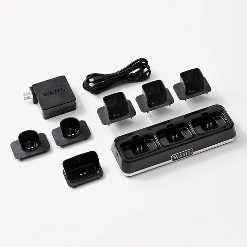 Wahl Professional Power Station – Triple 5V Charging Dock for Clippers, Trimmers & Shavers