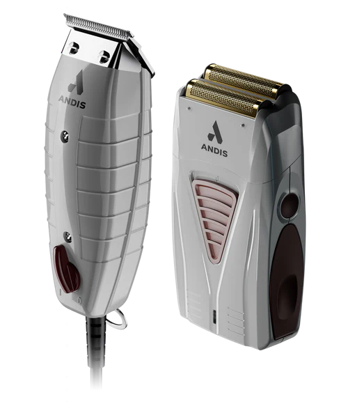 Andis® Finishing Combo GTO/TS-1 — GTO Outliner + TS-1 Gold Titanium Foil Shaver (Pro Kit) - ALL THINGS MEN