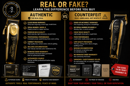 How to Spot Fake Barber Clippers and Counterfeit Barber Supplies Online