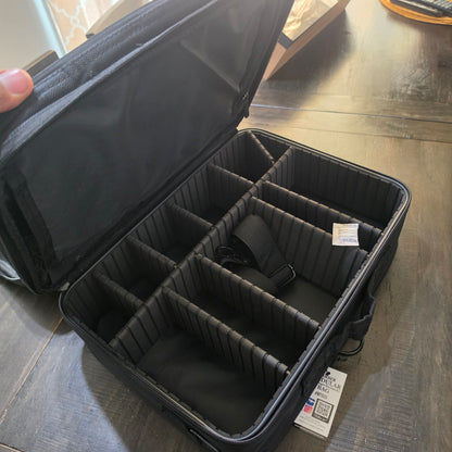 Black Ice Professional Modular Barber Tool Bag – All Black