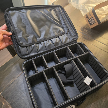 Black Ice Professional Modular Barber Tool Bag – All Black
