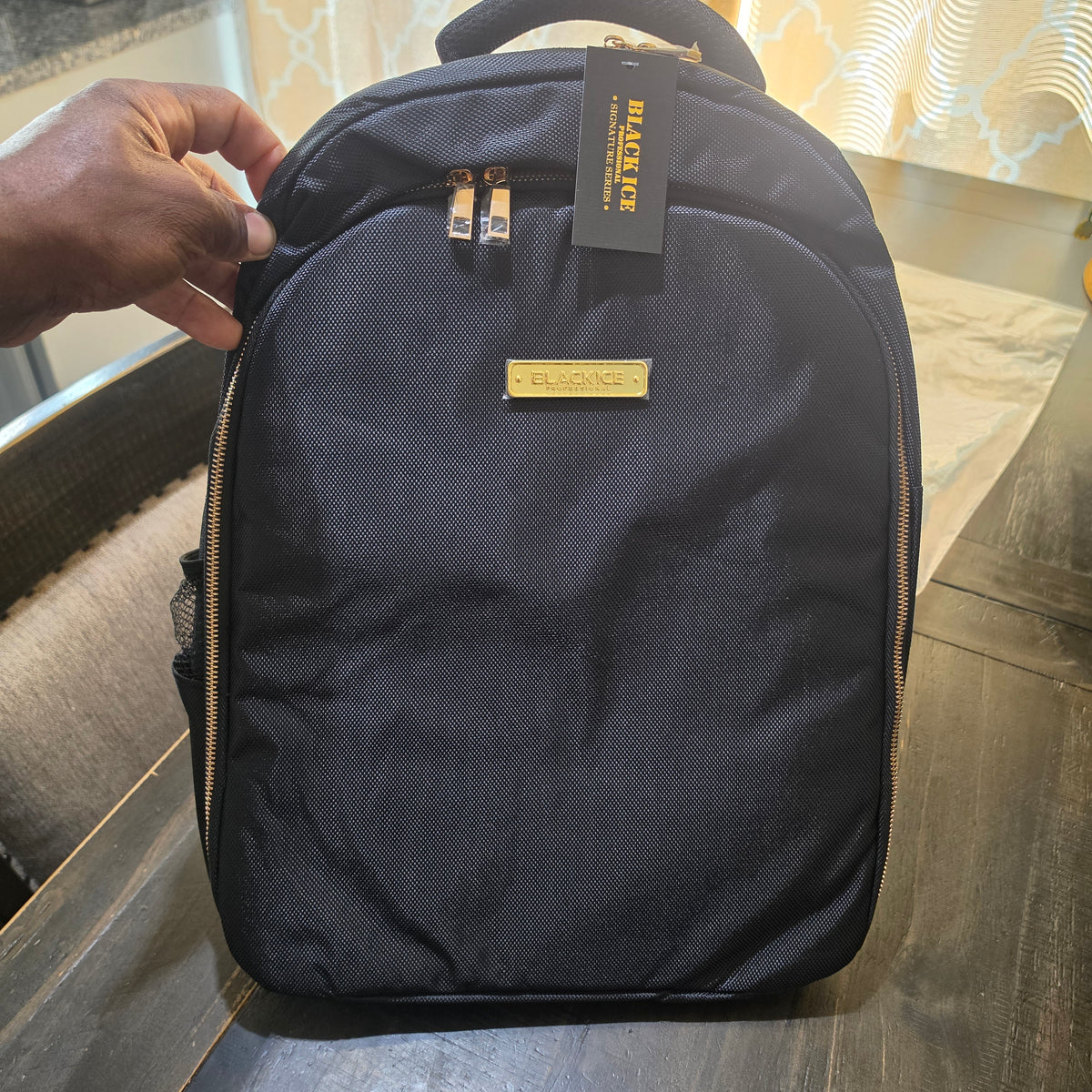 Black Ice Professional Barber Clipper Backpack – All Black