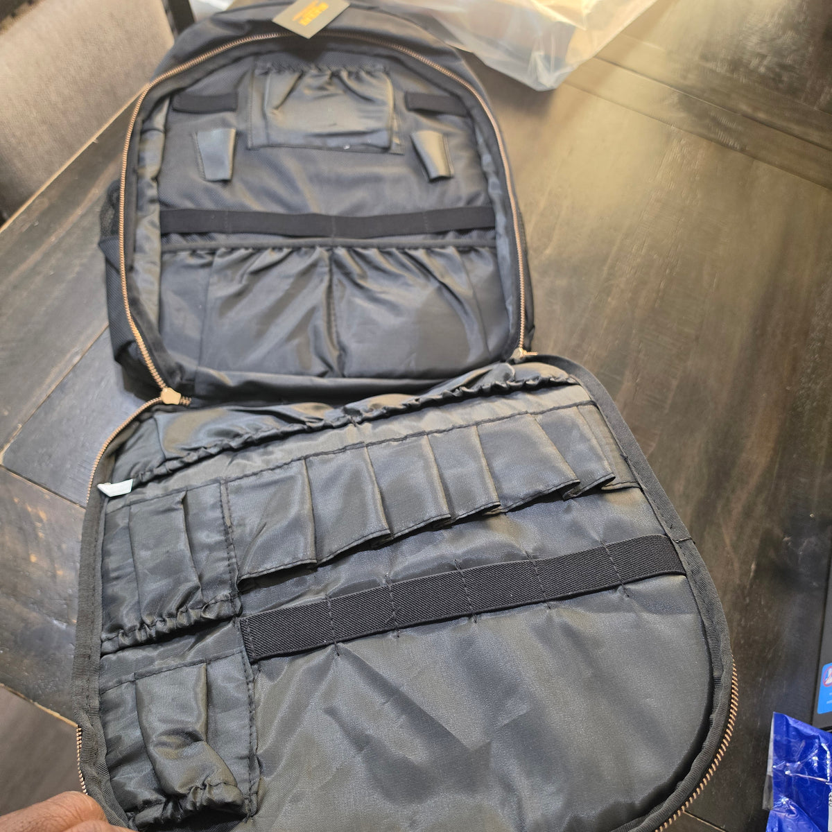 Black Ice Professional Barber Clipper Backpack – All Black