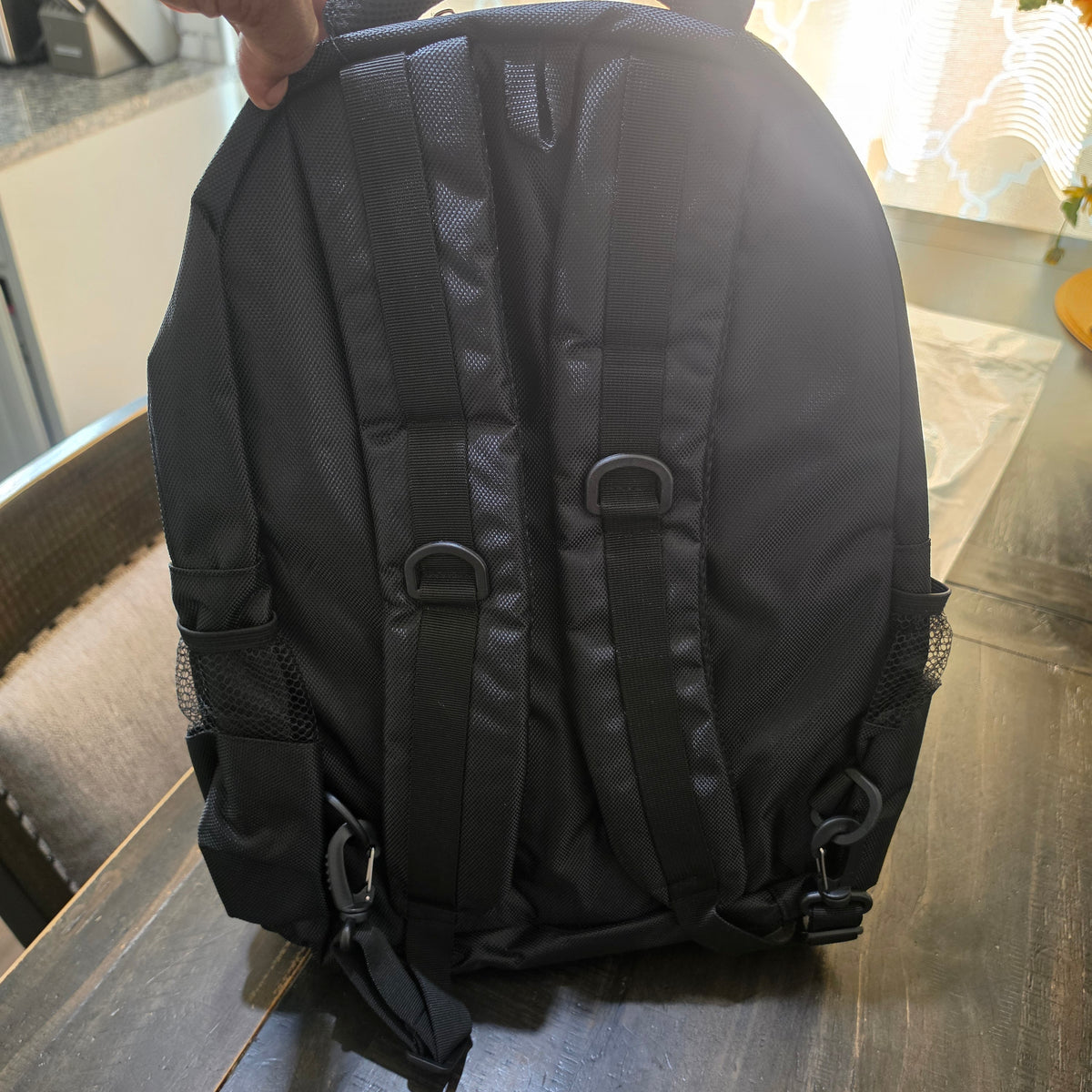Black Ice Professional Barber Clipper Backpack – All Black