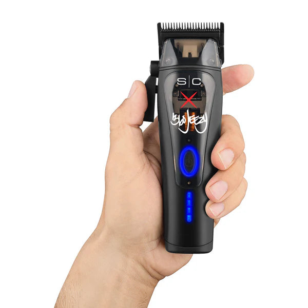 StyleCraft x 360 Jeezy™ Cordless Vector Clipper – 11,500 SPM Brushless Motor + DLC Echo Blade