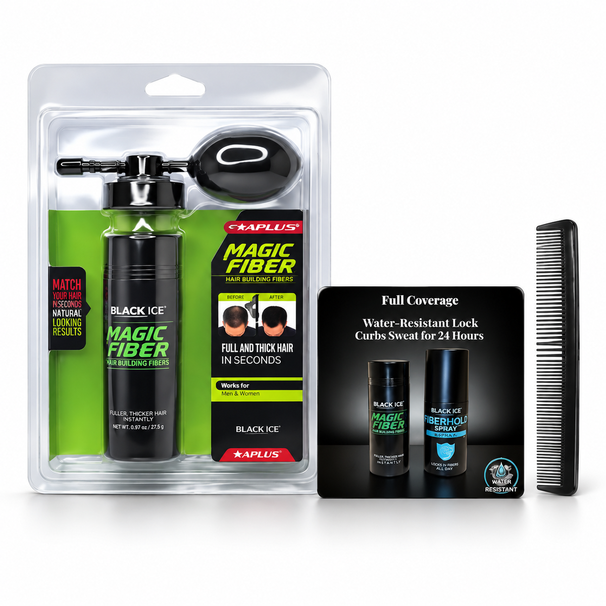 Black Ice Water-Resistant Fiber Starter System Bundle