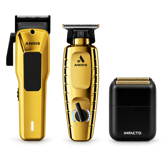 Andis Phenom Gold Detail 3-Tool Premium Bundle – clipper, trimmer and shaver