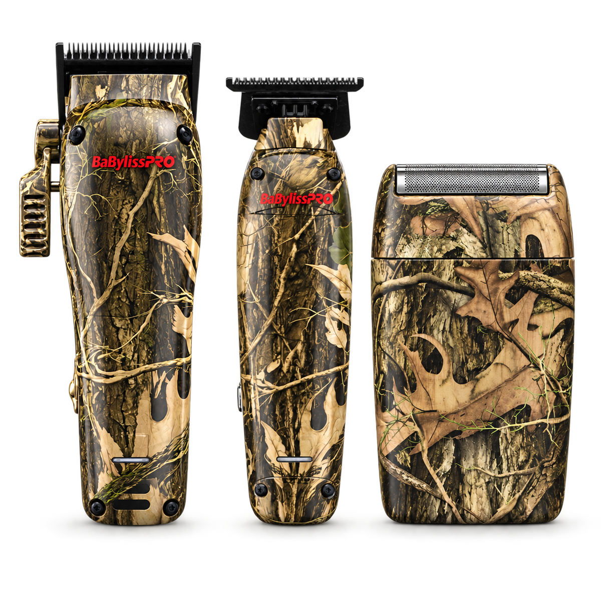 BaBylissPRO Compact Lo-ProFX Camo 3-Tool Barber Bundle – Clipper, Trimmer & Shaver – clipper, trimmer and shaver