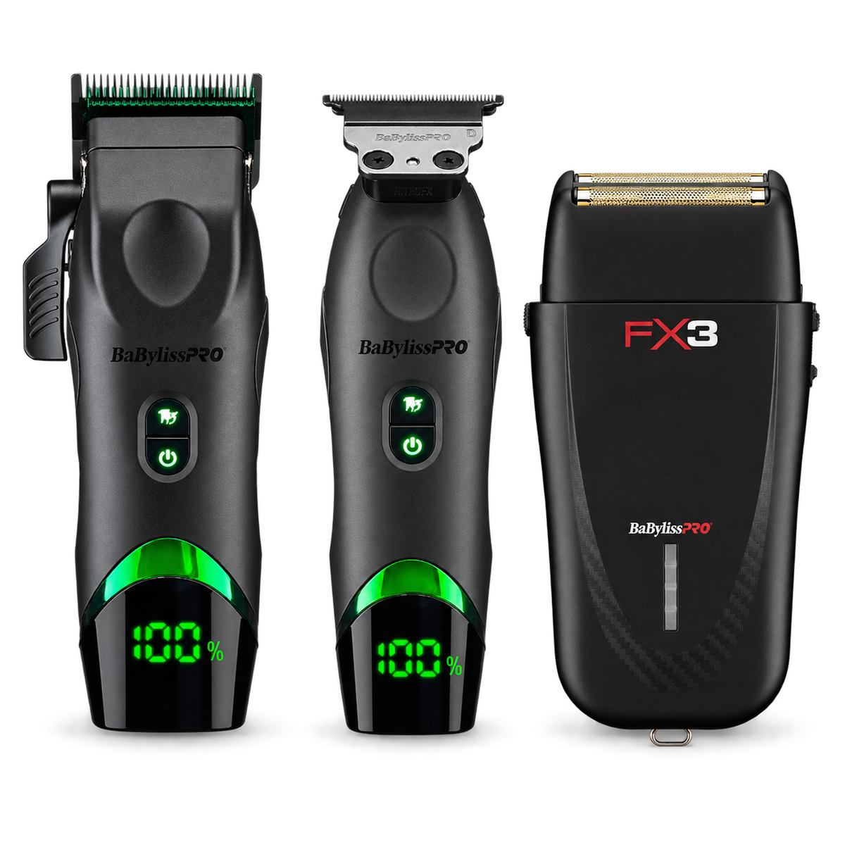 BaBylissPRO x Tomb45 + FX3 3-Tool Premium Bundle – clipper, trimmer and shaver