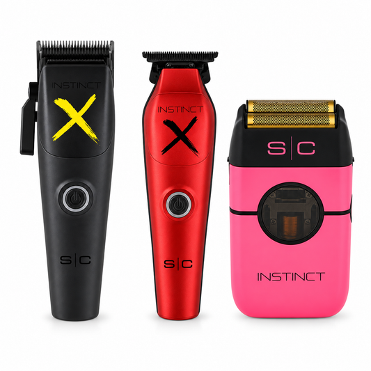 StyleCraft Instinct-X 3-Tool Premium System – Clipper, Metal Trimmer & Instinct Shaver – clipper, trimmer and shaver