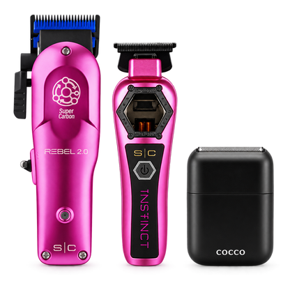 StyleCraft Rebel 2.0 Hybrid 3-Tool Premium Bundle – clipper, trimmer and shaver