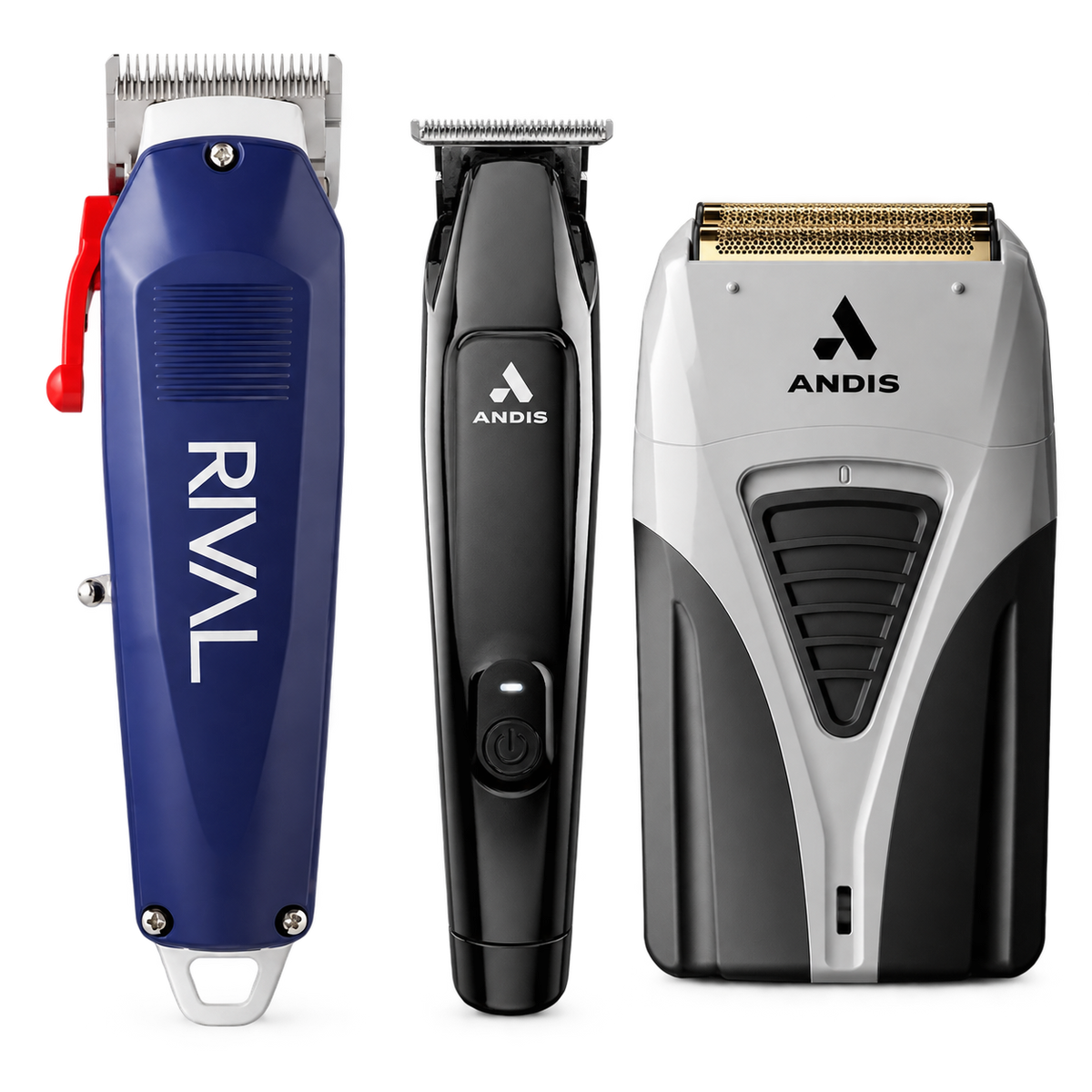 StyleCraft Rival + Andis Slimline & ProFoil Plus 3-Tool Deal – clipper, trimmer and shaver