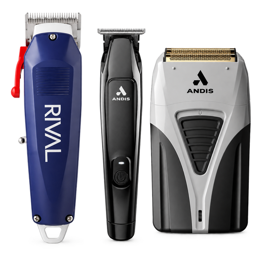 StyleCraft Rival + Andis Slimline & ProFoil Plus 3-Tool Deal – clipper, trimmer and shaver