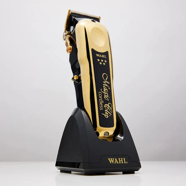 Wahl 5-Star Magic Clip™ Gold Cordless Clipper (8148-700) – DLC Titanium Stagger-Tooth Fade & Blend Clipper 8148-700