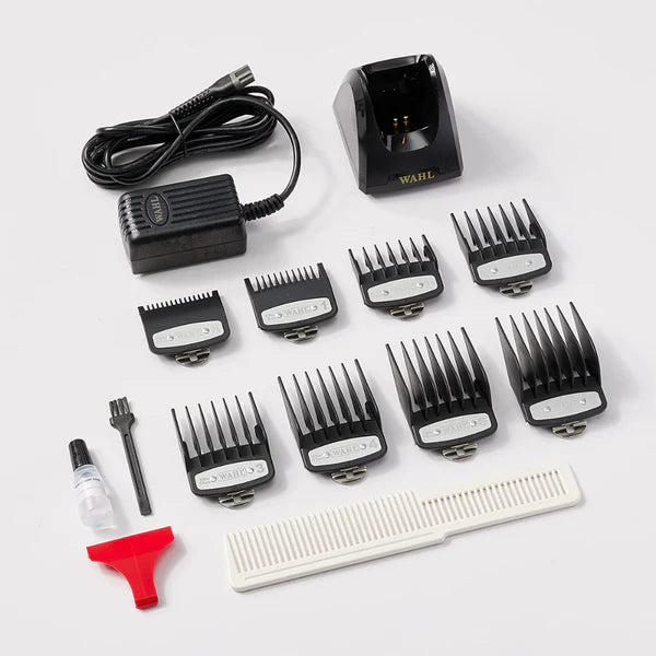 Wahl 5-Star Magic Clip™ Gold Cordless Clipper (8148-700) – DLC Titanium Stagger-Tooth Fade & Blend Clipper 8148-700