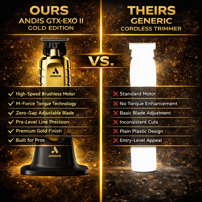 Andis GTX-EXO II M-Force Cordless Trimmer – Gold Edition (ORLS-2 562168)
