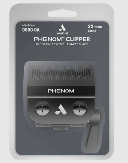 Andis Phenom Phaze Blade — DLC-Coated Stainless Cutter Adjustable 0000–0A (562327)