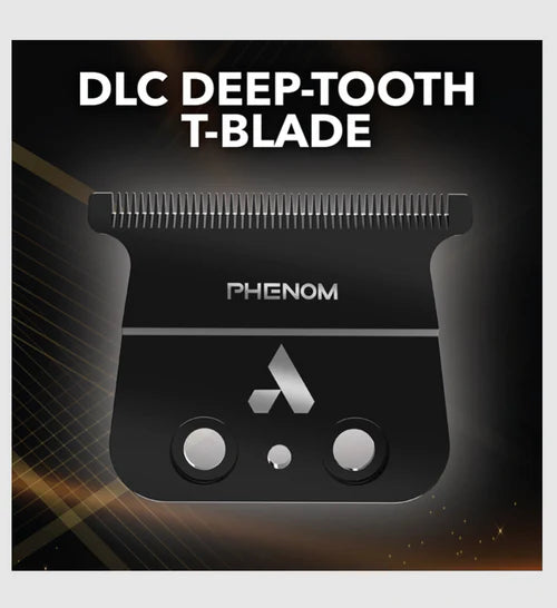 Andis Phenom™ Replacement DLC T-Blade (562322) — Deep-Tooth Zero-Gap T-Blade for Phenom Trimmer (FRS-T)