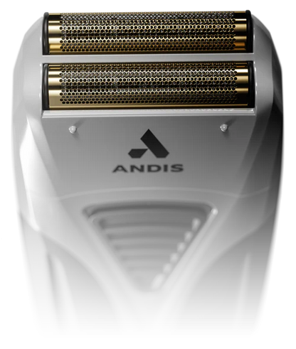 Andis ProFoil® Lithium Plus — Gold Titanium Foil Shaver | 80-Min Runtime, Premium Charging Stand TS-2 (17255)
