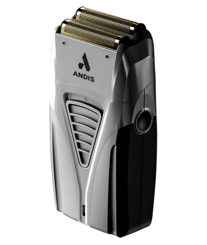 Andis ProFoil® Lithium Plus — Gold Titanium Foil Shaver | 80-Min Runtime, Premium Charging Stand TS-2 (17255)