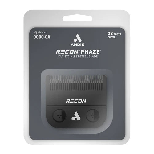 Andis RECON™ Phaze Replacement Blade (562759) — Adjustable 0000–0A | DLC Carbon-Steel