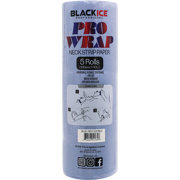 Black Ice Neck Strip Paper