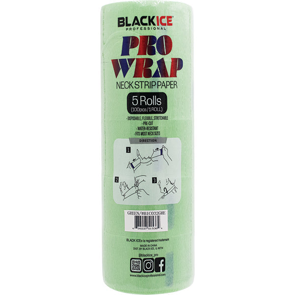 Black Ice Neck Strip Paper