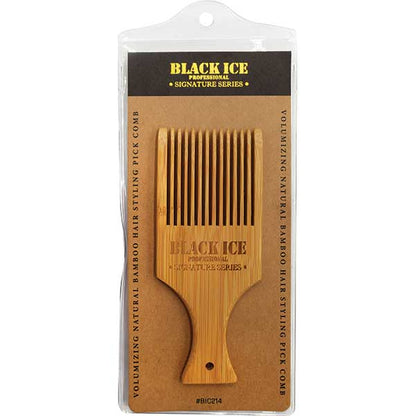 Black Ice Professional Bamboo Pik Comb