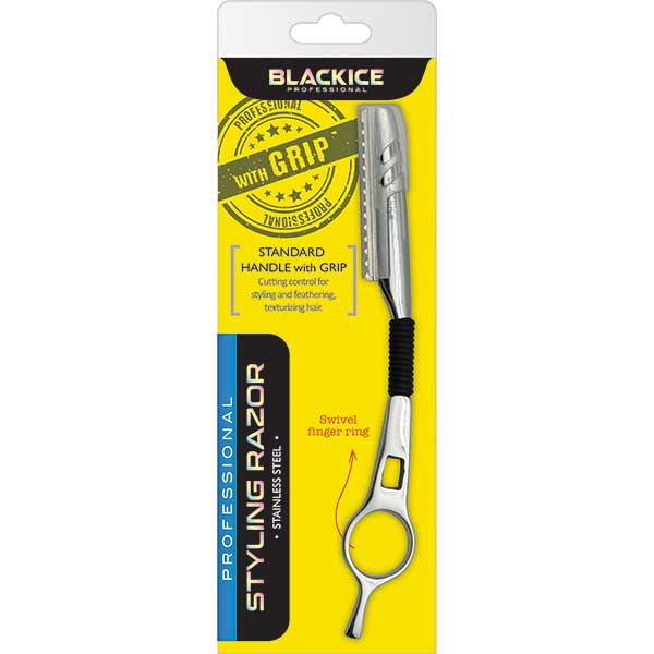 Black Ice Styling Razor with Grip