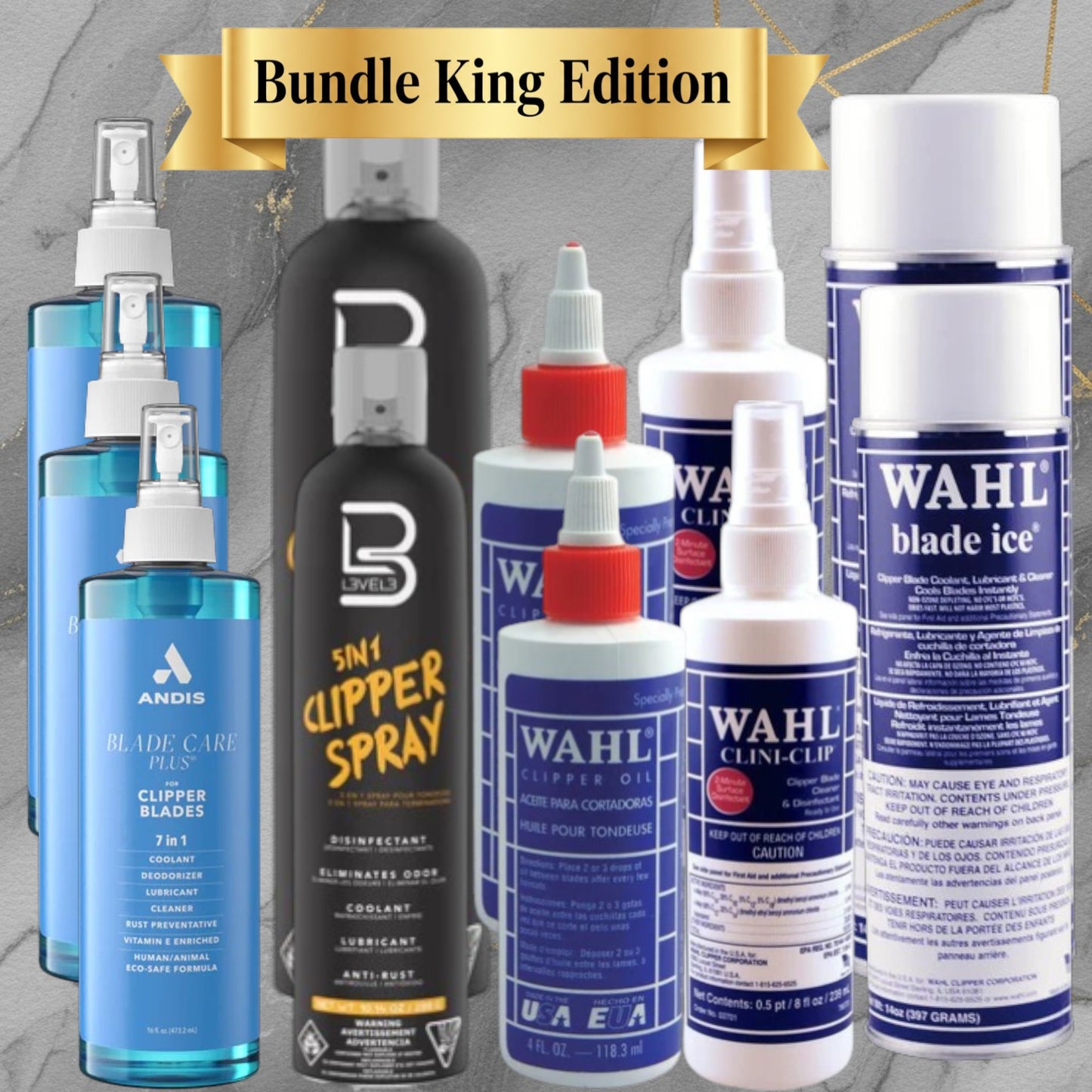BK Ultimate Blade Maintenance – Andis, Wahl & L3VEL3 Pro System | Bundle King