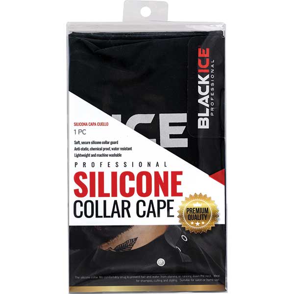 Black Ice Silicone Collar Cape