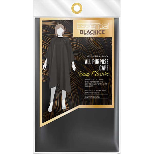 Black Ice All Purpose Cape with Snap