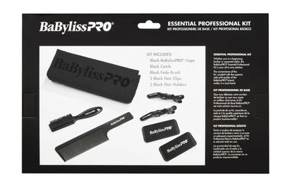 BaByliss4Barbers™ Essential Barber Kit – All-In-One Starter Set with Cape, Clips, Fade Brush & Comb