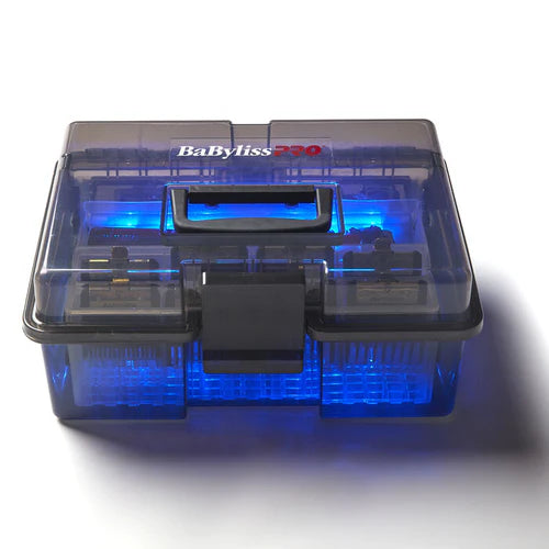 BaBylissPRO® BarberSonic Professional Disinfectant Solution Box – Sonic Vibration Cleaning System for Guards, Blades, Shears & Combs