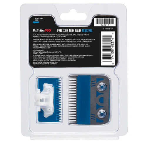 BaBylissPRO® FX8027BL Blue Titanium Precision Fade Blade – Replacement Blade for FX899, FX870, FX829, FX825 & FX673 Clippers