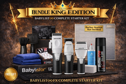 BaBylissPRO CoreFX Complete Starter Kit – Clipper, Trimmer & Shaver Bundle | Bundle King Edition
