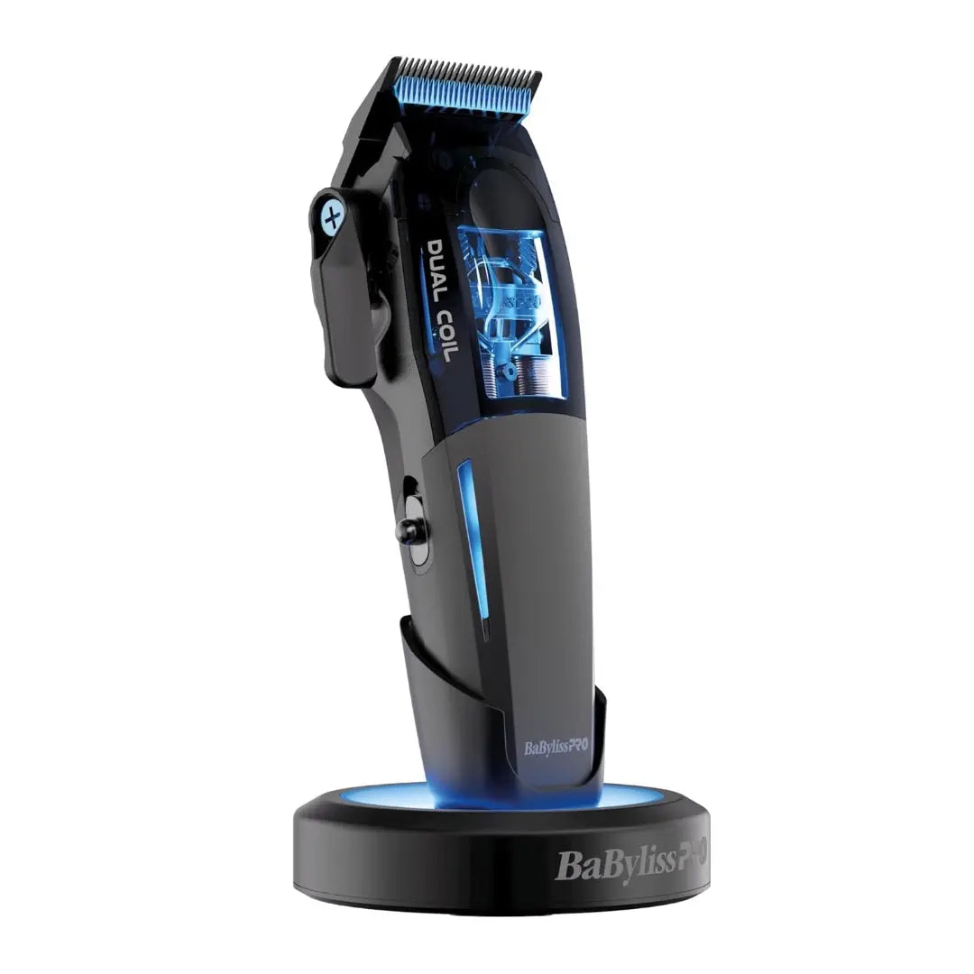 BaBylissPRO Dual-Coil 9,500 RPM Cordless Clipper – MIM Space Blade (FX95C)