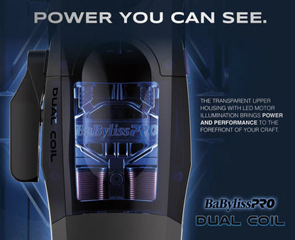BaBylissPRO Dual-Coil 9,500 RPM Cordless Clipper – MIM Space Blade (FX95C)